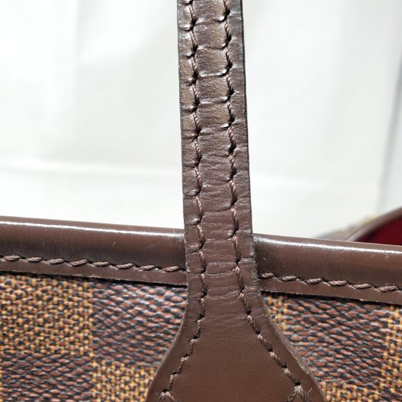 Louis Vuitton Damier Ebene Canvas Neverfull MM Tote w/ COA - Picture 11 of 16